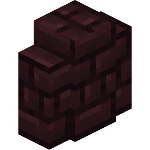 Nether Brick Wall - 3D View