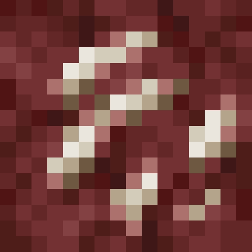 Nether Quartz Ore - Flat View