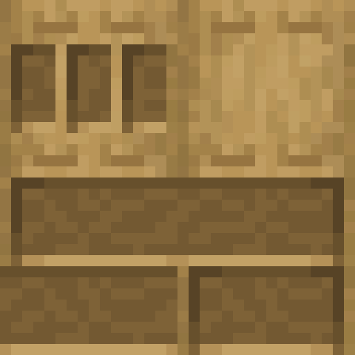 Oak Shelf - Flat View