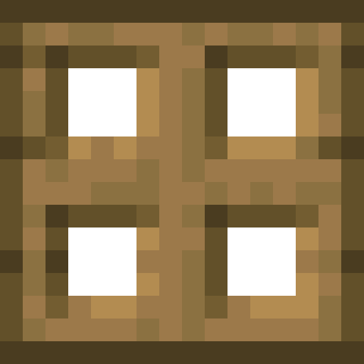 Oak Trapdoor - Flat View