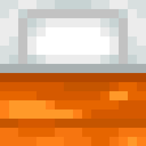 Orange Bed - Flat View