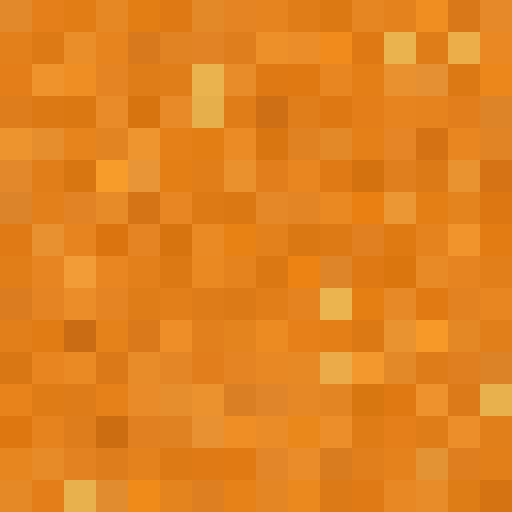 Orange Concrete Powder - Flat View