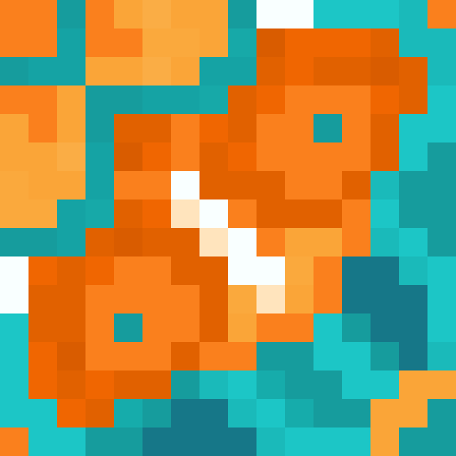 Orange Glazed Terracotta - Flat View