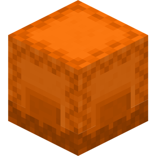 Orange Shulker Box - Flat View