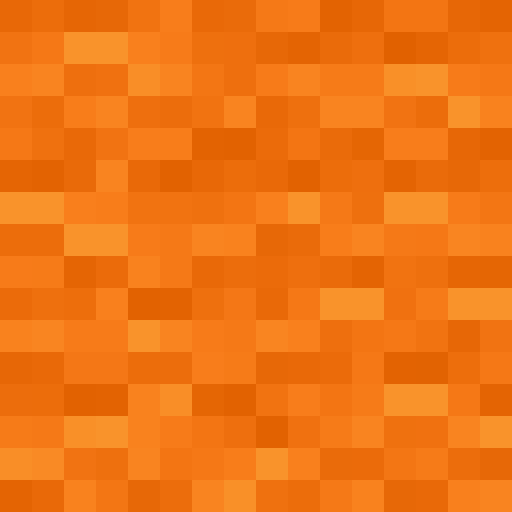 Orange Wool - Flat View