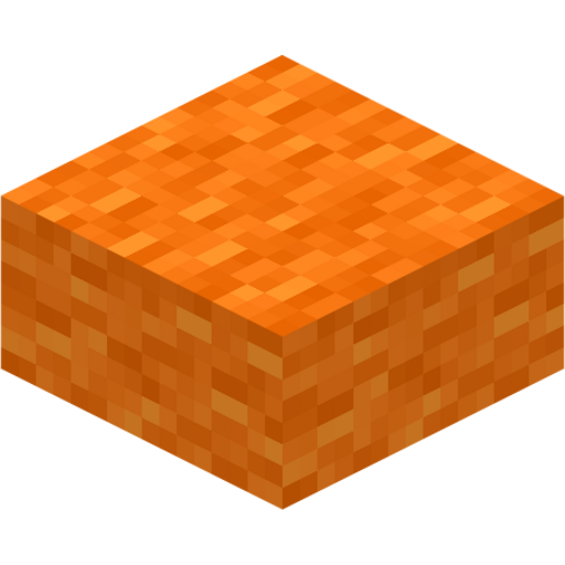 Orange Wool Slab - 3D View