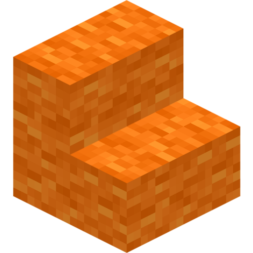 Orange Wool Stairs - 3D View