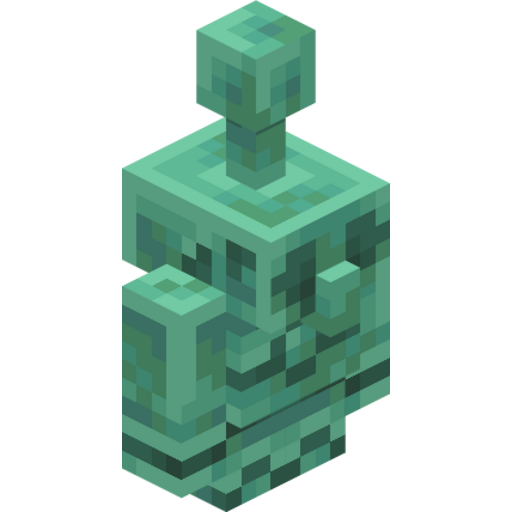 Oxidized Copper Golem Statue
