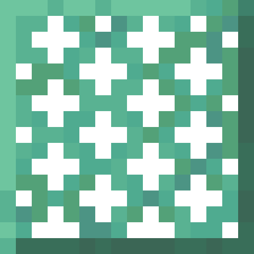 Oxidized Copper Grate - Flat View
