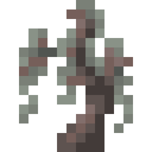 Pale Oak Sapling - Flat View
