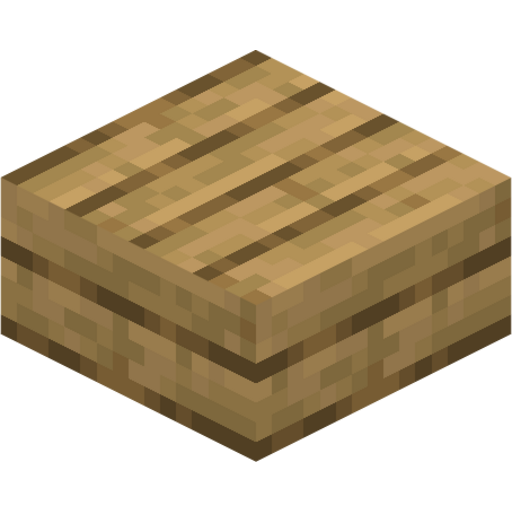 Petrified Oak Slab - 3D View