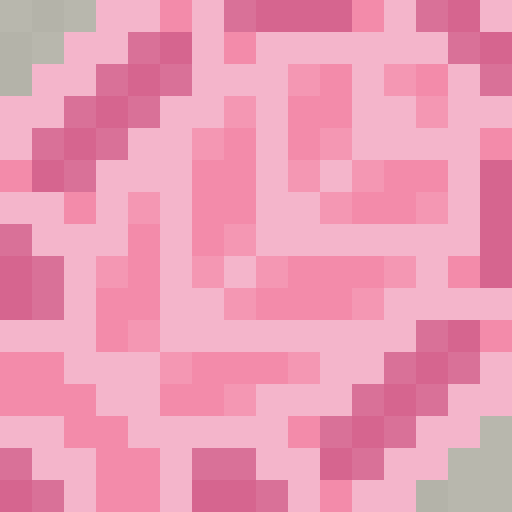 Pink Glazed Terracotta - Flat View