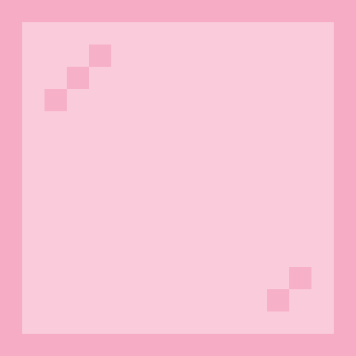 Pink Stained Glass - Flat View