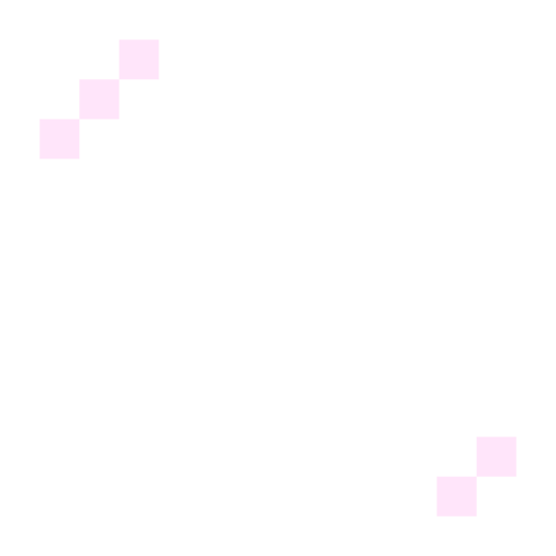 Pink Stained Glass Pane - 3D View