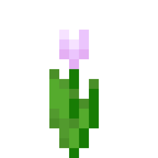 Pink Tulip - Flat View
