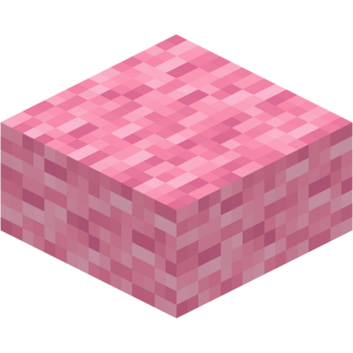 Pink Wool Slab - 3D View