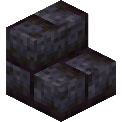 Polished Blackstone Brick Stairs - 3D View