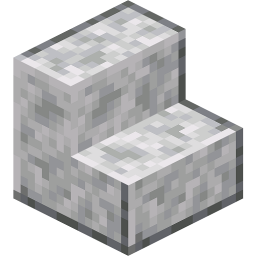 Polished Diorite Stairs - 3D View