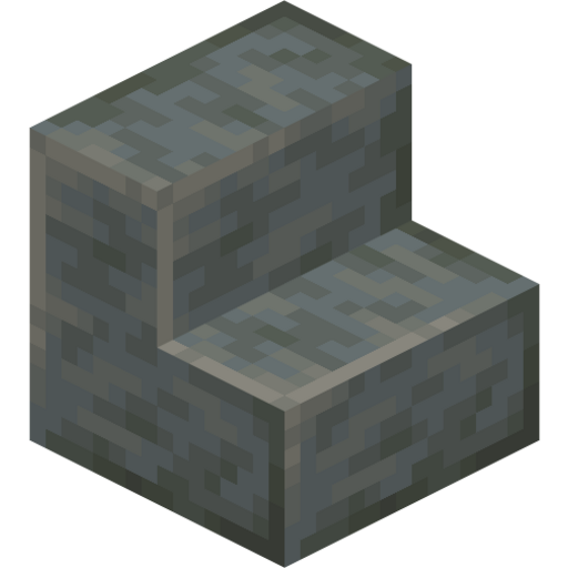 Polished Tuff Stairs - 3D View