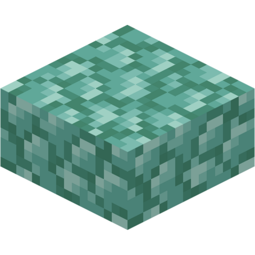 Prismarine Slab - 3D View