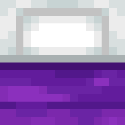 Purple Bed - Flat View