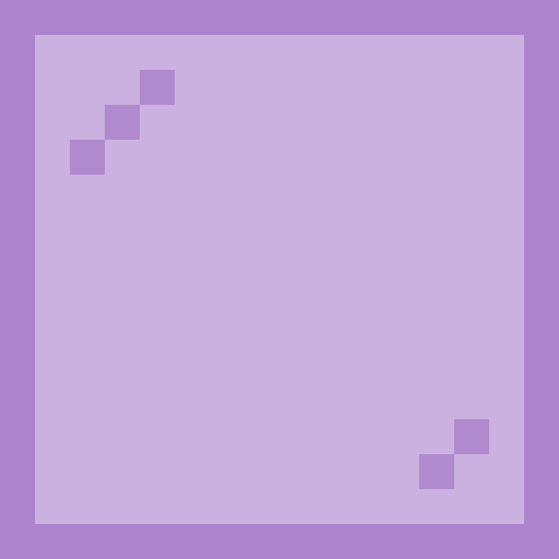 Purple Stained Glass - Flat View