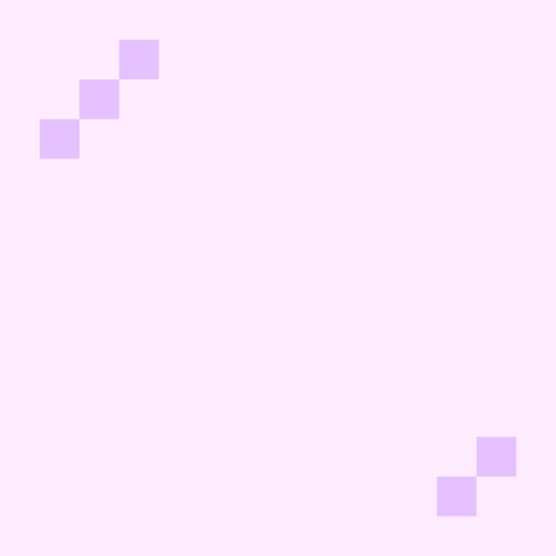 Purple Stained Glass Pane - 3D View