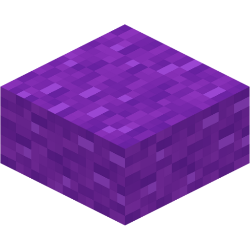 Purple Wool Slab - 3D View