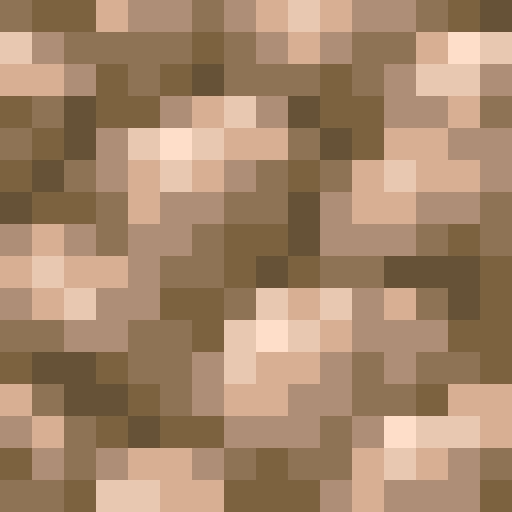 Raw Iron Block - Flat View