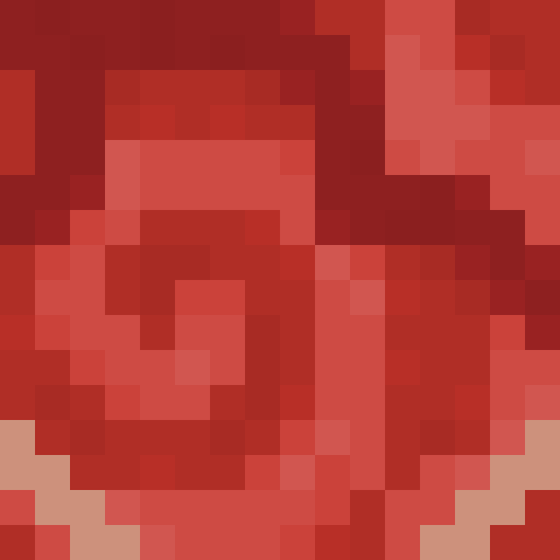 Red Glazed Terracotta - Flat View