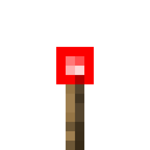 Redstone Torch - Flat View