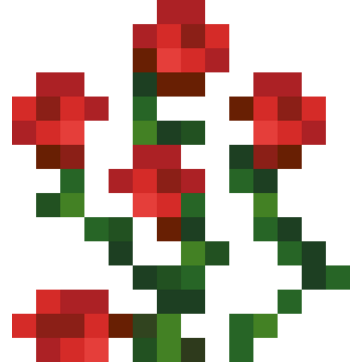 Rose Bush - 3D View
