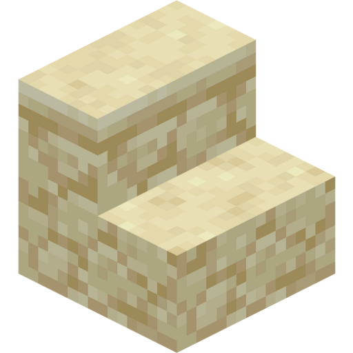 Sandstone Stairs - 3D View