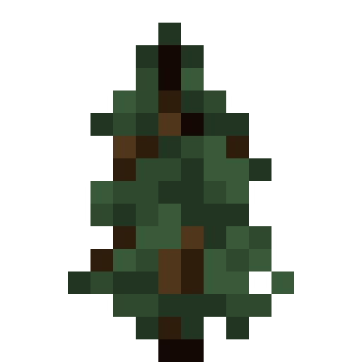 Spruce Sapling - Flat View