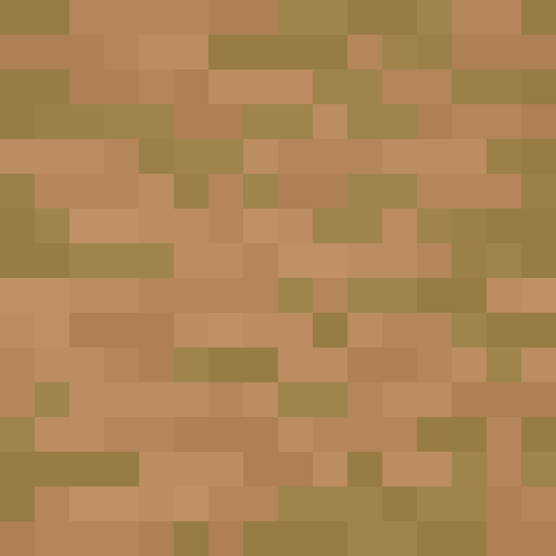 Stripped Jungle Log - Flat View
