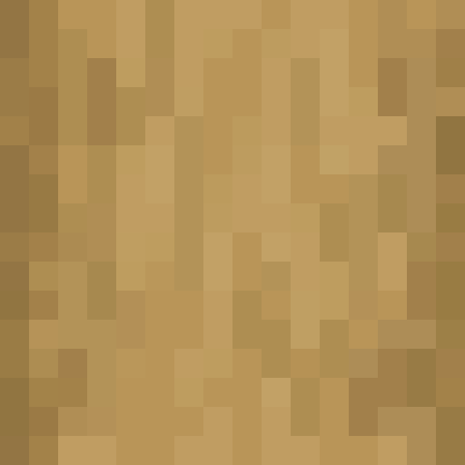 Stripped Oak Log - Flat View