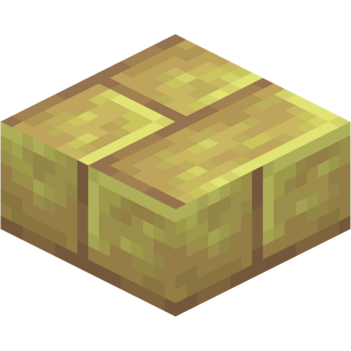 Sulfur Brick Slab - 3D View