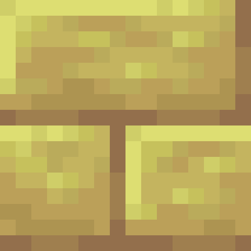 Sulfur Bricks - Flat View