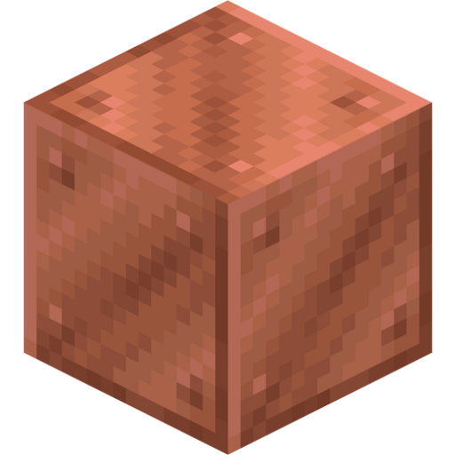 Waxed Copper Block - 3D View