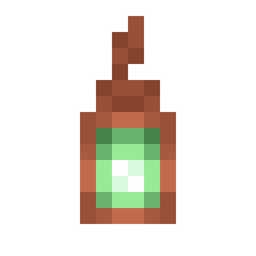 Waxed Copper Lantern - Flat View