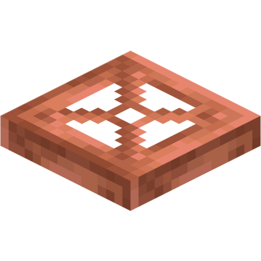 Waxed Copper Trapdoor - 3D View
