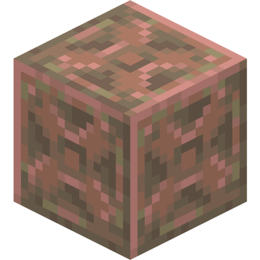 Waxed Exposed Chiseled Copper - 3D View