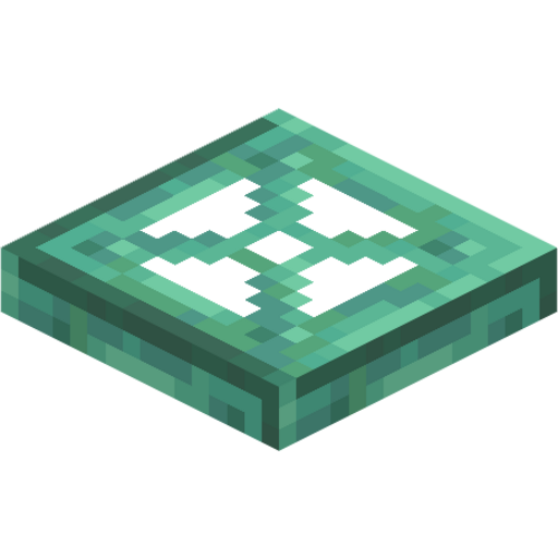 Waxed Oxidized Copper Trapdoor - 3D View