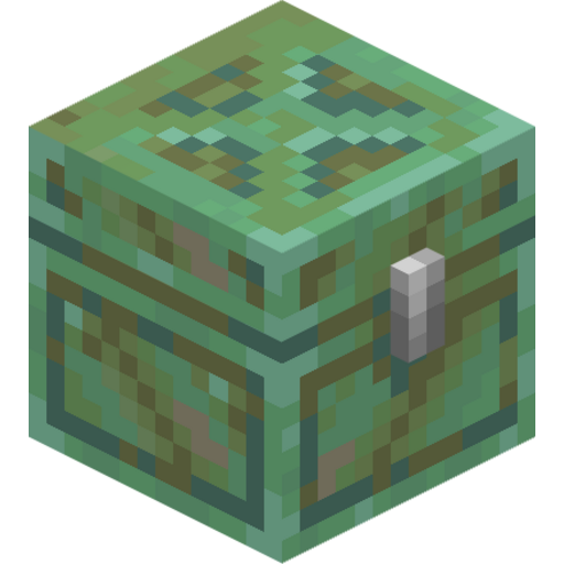 Weathered Copper Chest