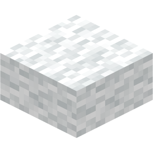 White Wool Slab - 3D View