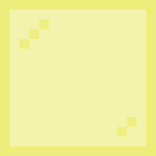 Yellow Stained Glass - Flat View