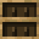 Chiseled Bookshelf Empty