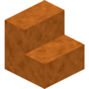 Smooth Red Sandstone Stairs