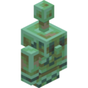 Weathered Copper Golem Statue